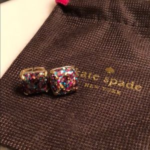 Kate spade multi colored stud earrings